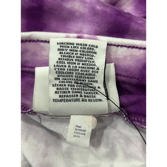 Ava and Viv NWT Purple White Tie Dye Midi Skirt SZ XXL - Picture 7 of 10